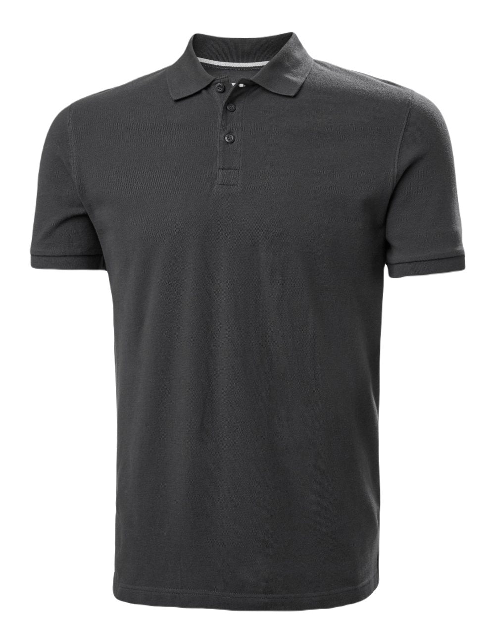 Helly Hansen Crew Polo Shirt In Ebony 