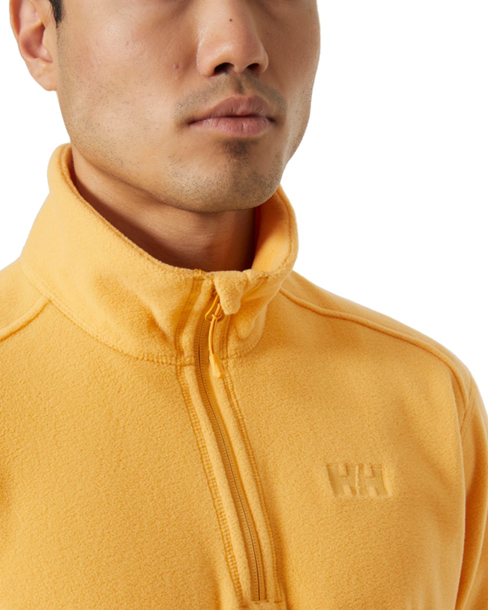 Mead coloured Helly Hansen Daybreaker 1/2 Zip Fleece on white background 