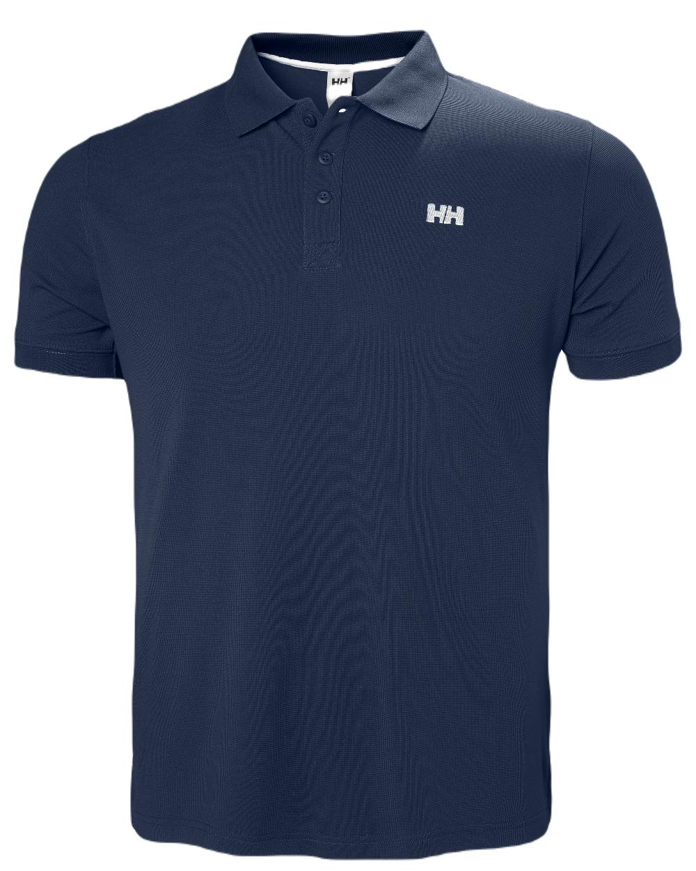 Helly Hansen Driftline Polo Shirt In Navy 