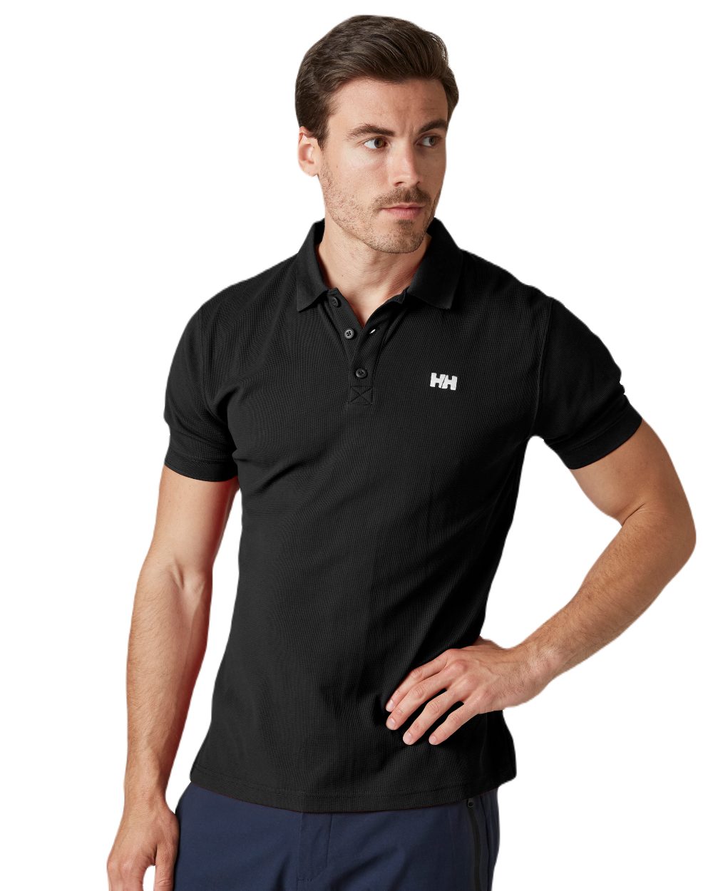 Helly Hansen Driftline Polo Shirt In Black 