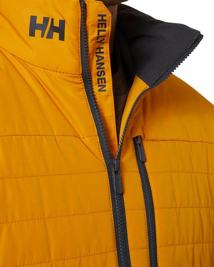 Helly Hansen Mens Crew Insulated Sailing Jacket 2.0 in Cloudberry 