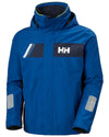 Deep Fjord coloured Helly Hansen Mens Newport Inshore Sailing Jacket on white background #colour_deep-fjord