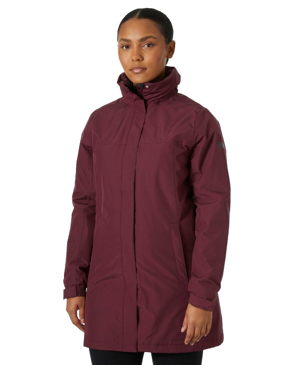 Long insulated outlet raincoat