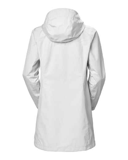 Helly Hansen Womens Aden Long Rain Coat in White 