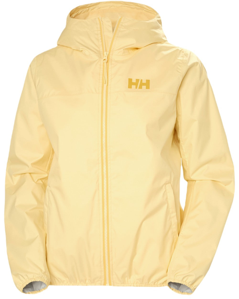 Helly Hansen Womens Belfast II Packable Jacket In Yellow Cream 