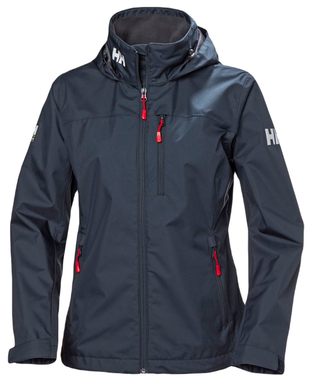 Helly Hansen Womens Crew Hooded Jacket In Navy 