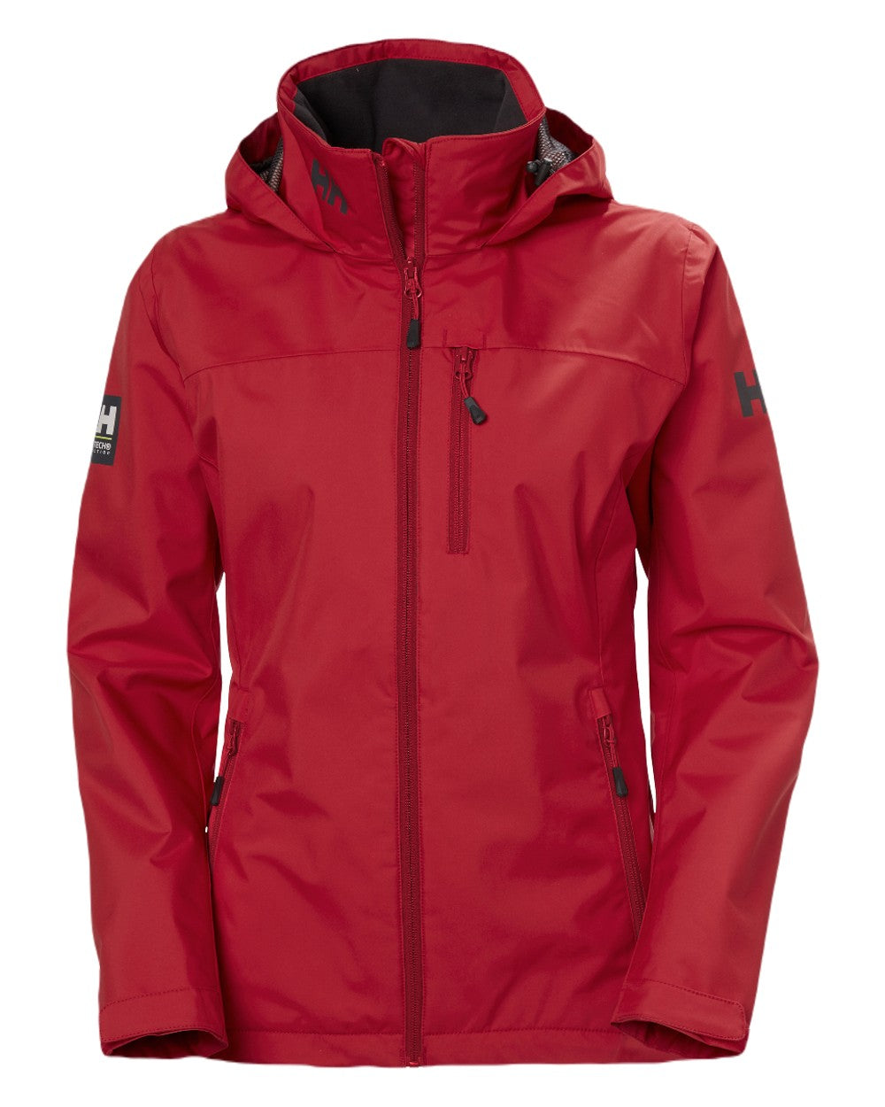 Helly Hansen Womens Crew Hooded Jacket In Red 