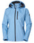 Helly Hansen Womens Crew Hooded Jacket In Bright Blue #colour_bright-blue