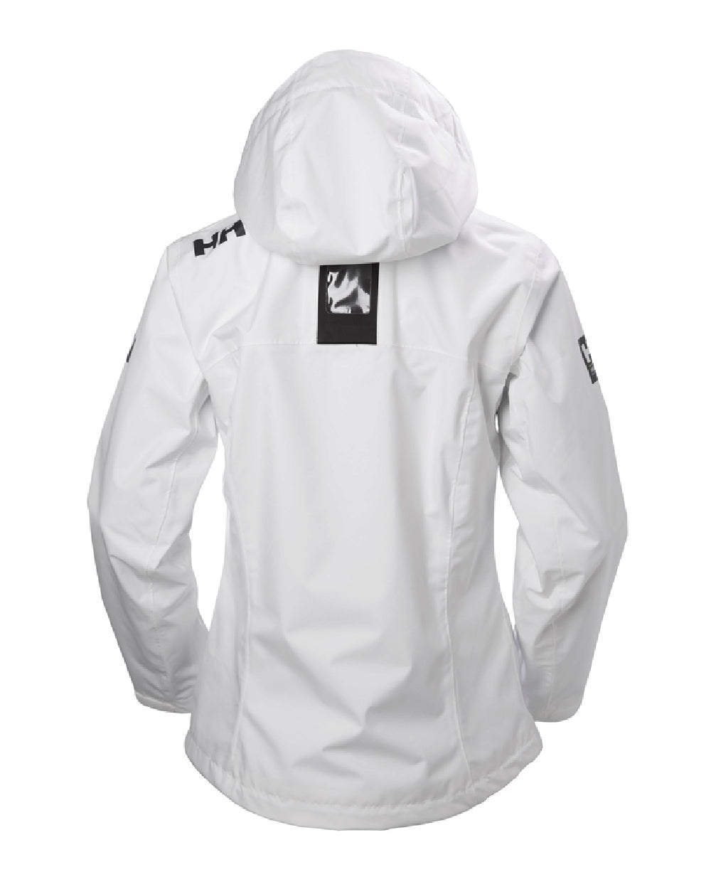 Helly Hansen Womens Crew Hooded Midlayer Jacket in White 