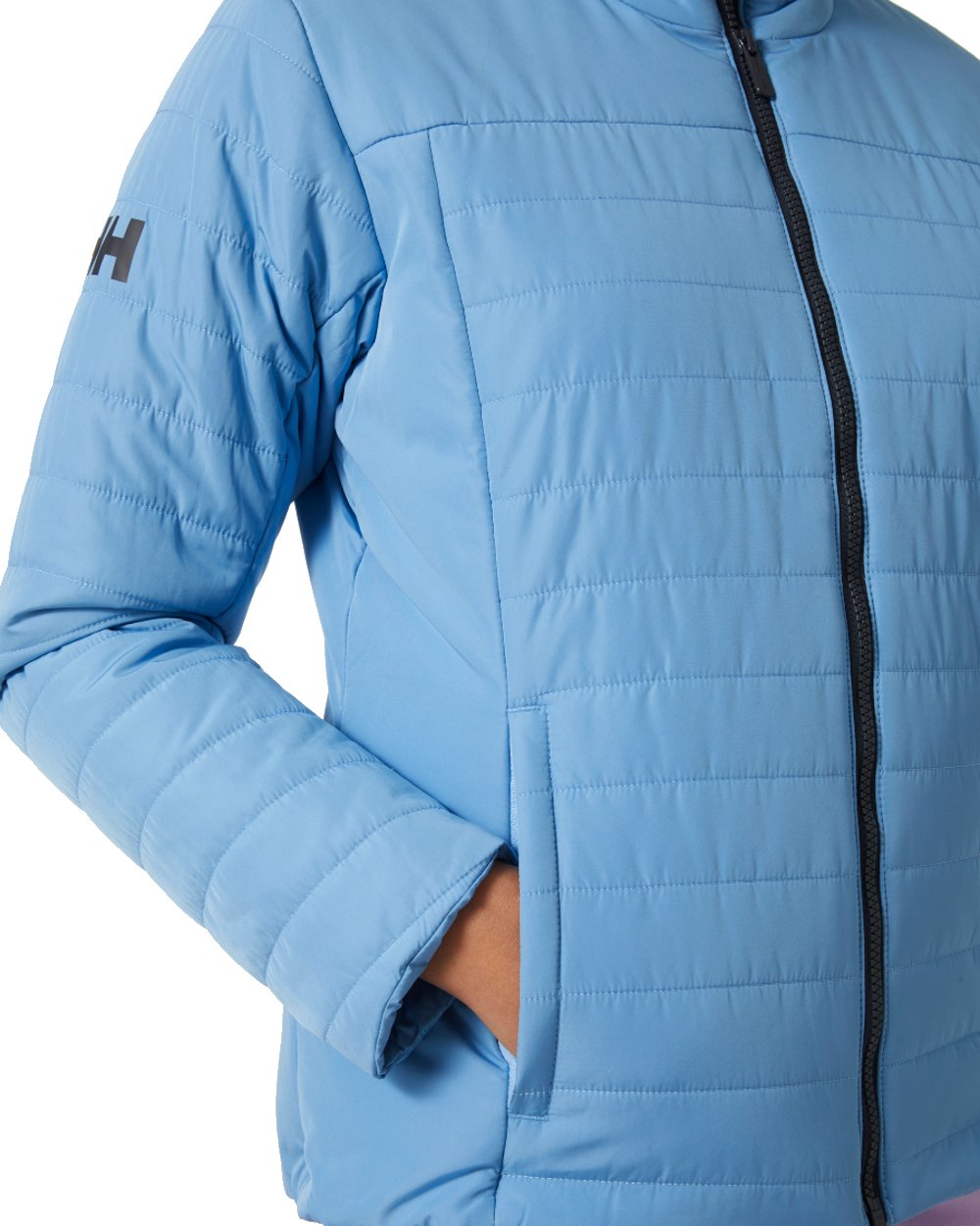 Helly Hansen Womens Crew Insulated Sailing Jacket 2.0 in Bright Blue 