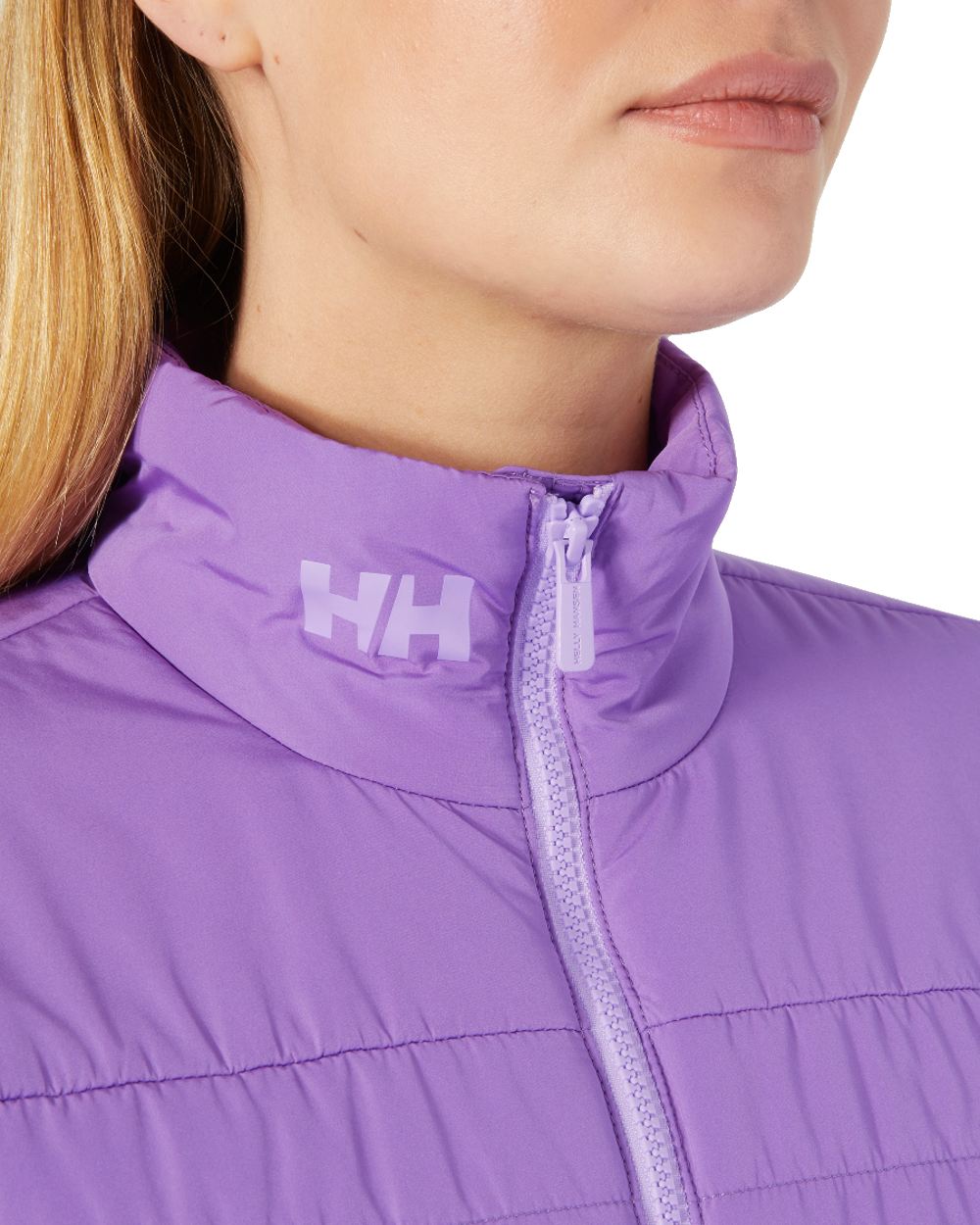 Helly Hansen Womens Crew Insulated Sailing Jacket 2.0 in Electric Purple 