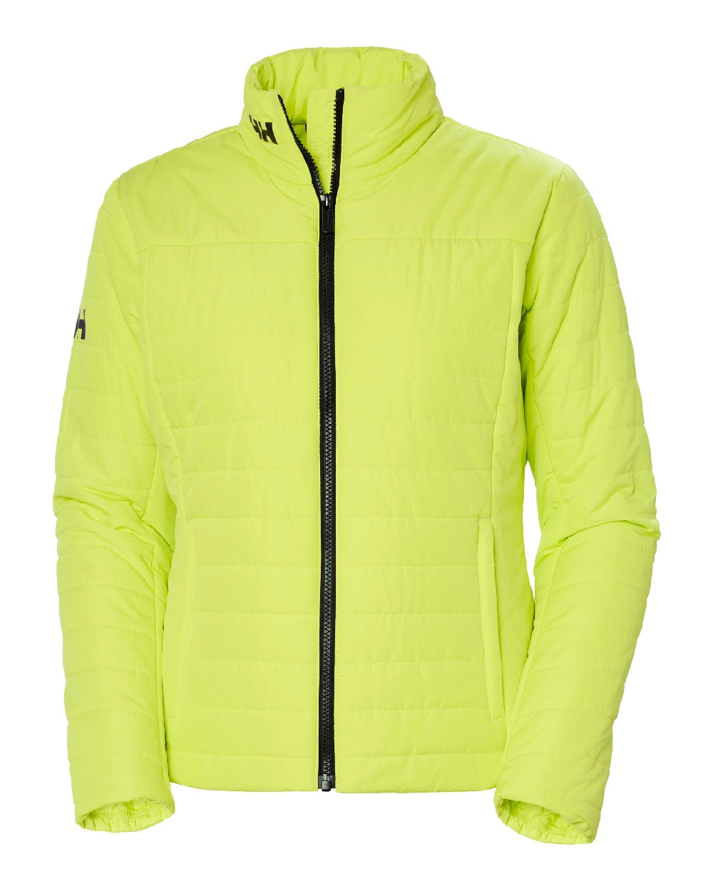 Helly Hansen Womens Crew Insulated Sailing Jacket 2.0 in Sunny Lime 