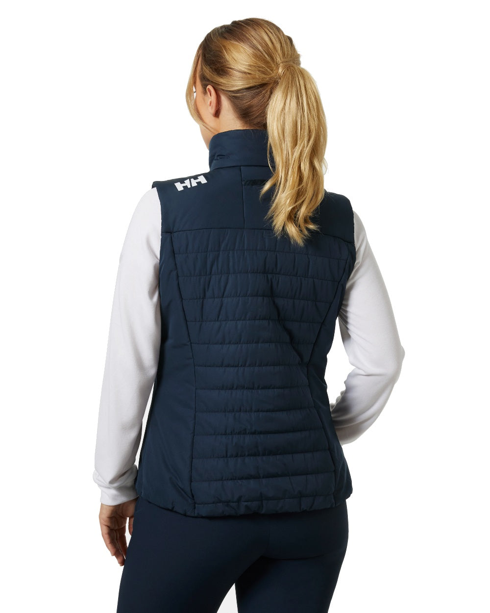 Helly Hansen Womens Crew Insulated Vest 2.0 in AM Navy 