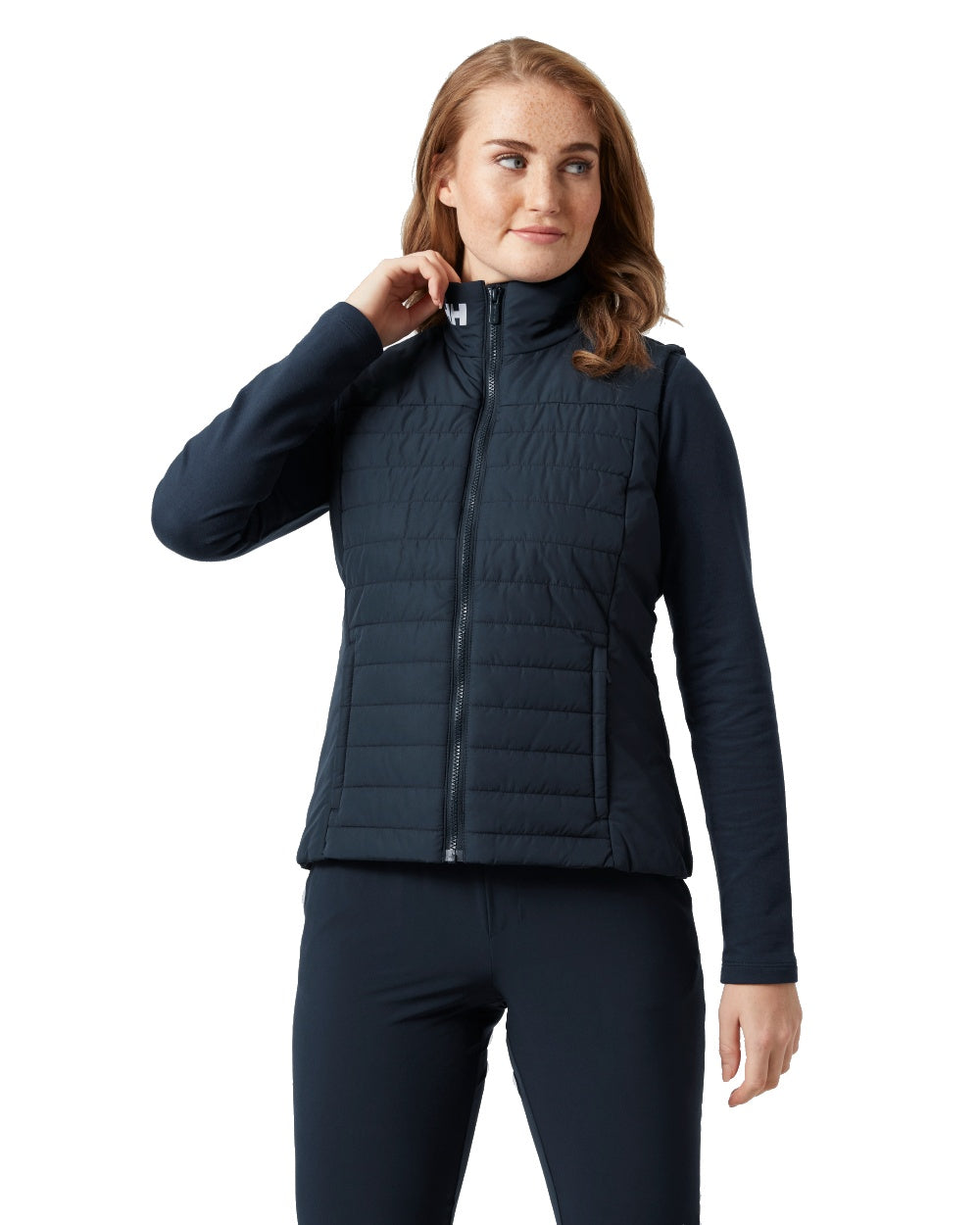 Helly Hansen Womens Crew Insulated Vest 2.0 in Navy 