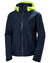Navy coloured Helly Hansen Womens Inshore Cup Sailing Jacket on white background #colour_navy
