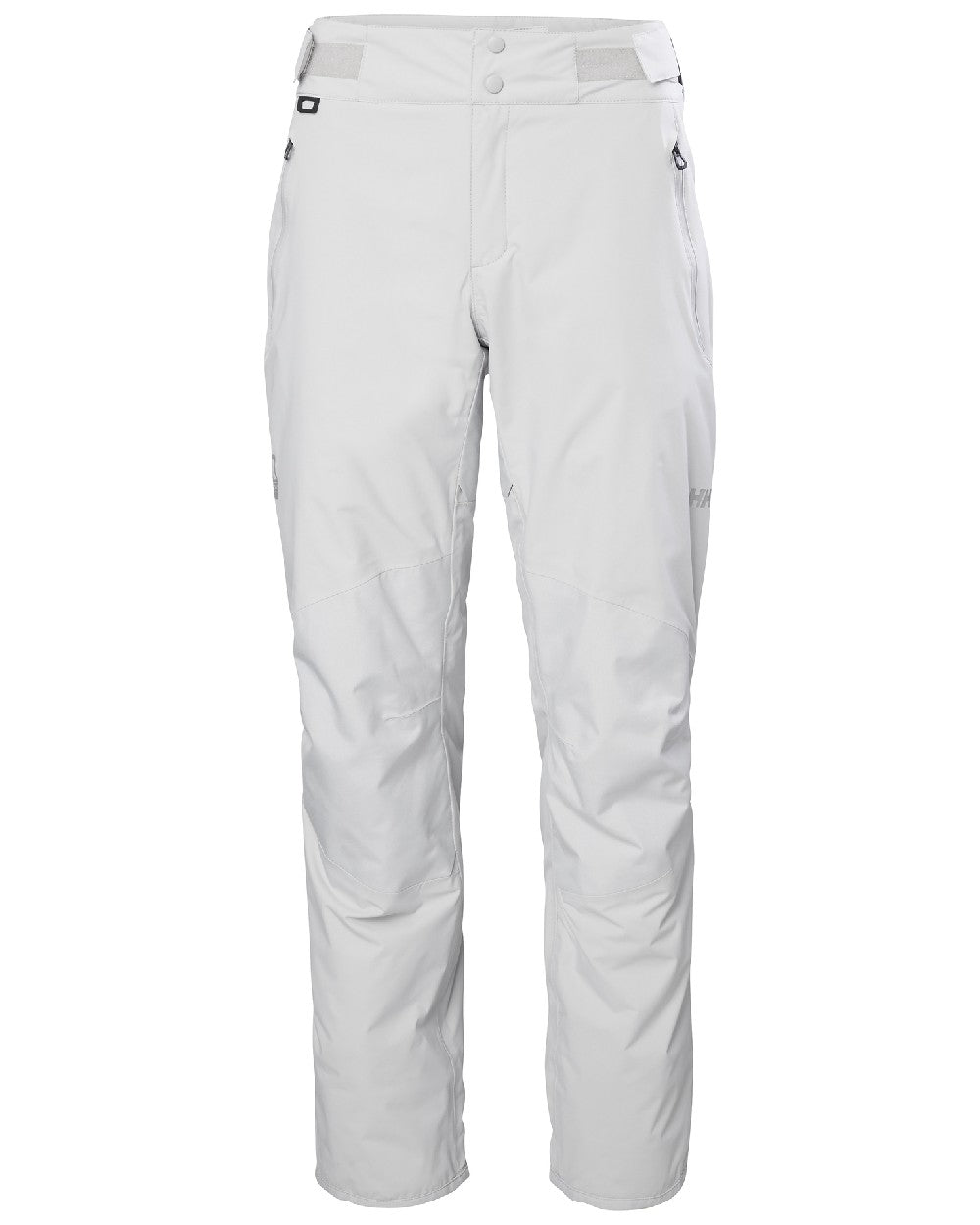 Grey Fog coloured Helly Hansen Womens HP Foil Sailing Pants 2.0 on white background 