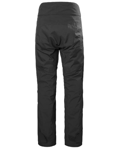 Ebony coloured Helly Hansen Womens HP Foil Sailing Pants 2.0 on white background 