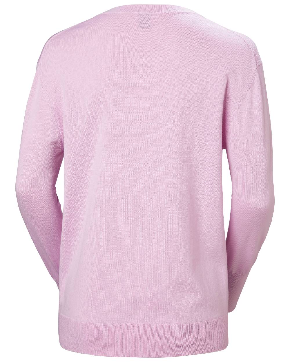 Cherry Blossom coloured Helly Hansen Womens Salt Summer Knit Sweater on white background 