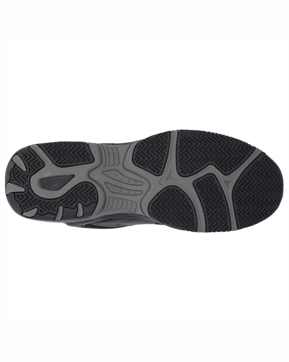 Black coloured Hi-Tec Mens Blast Lite Wide Fit Trainers on white background 