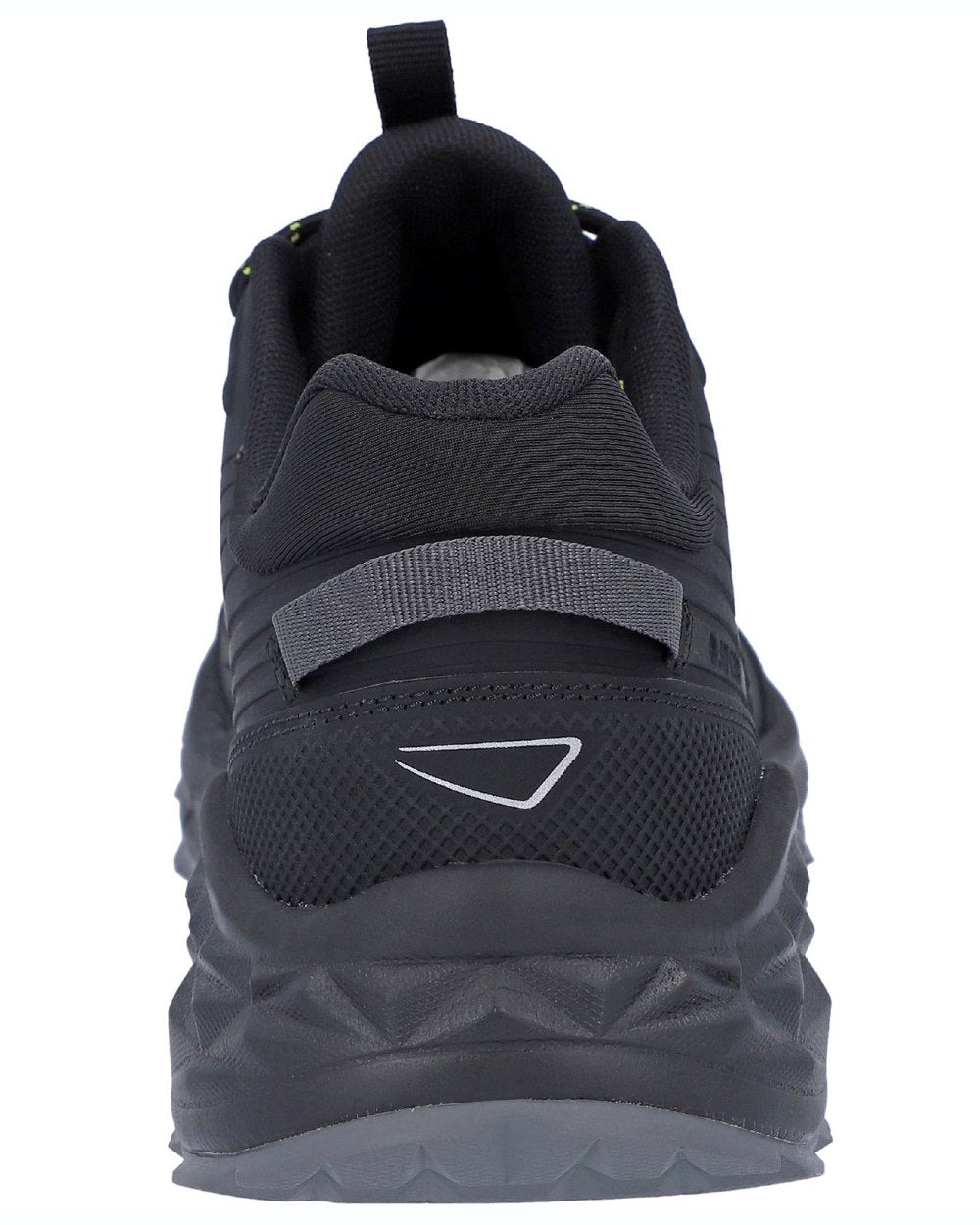 Black coloured Hi-Tec Mens Fuse Trek Hiking Shoes on white background 