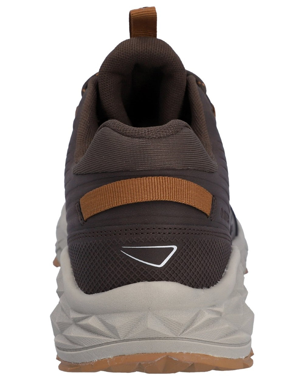 Brown coloured Hi-Tec Mens Fuse Trek Hiking Shoes on white background 