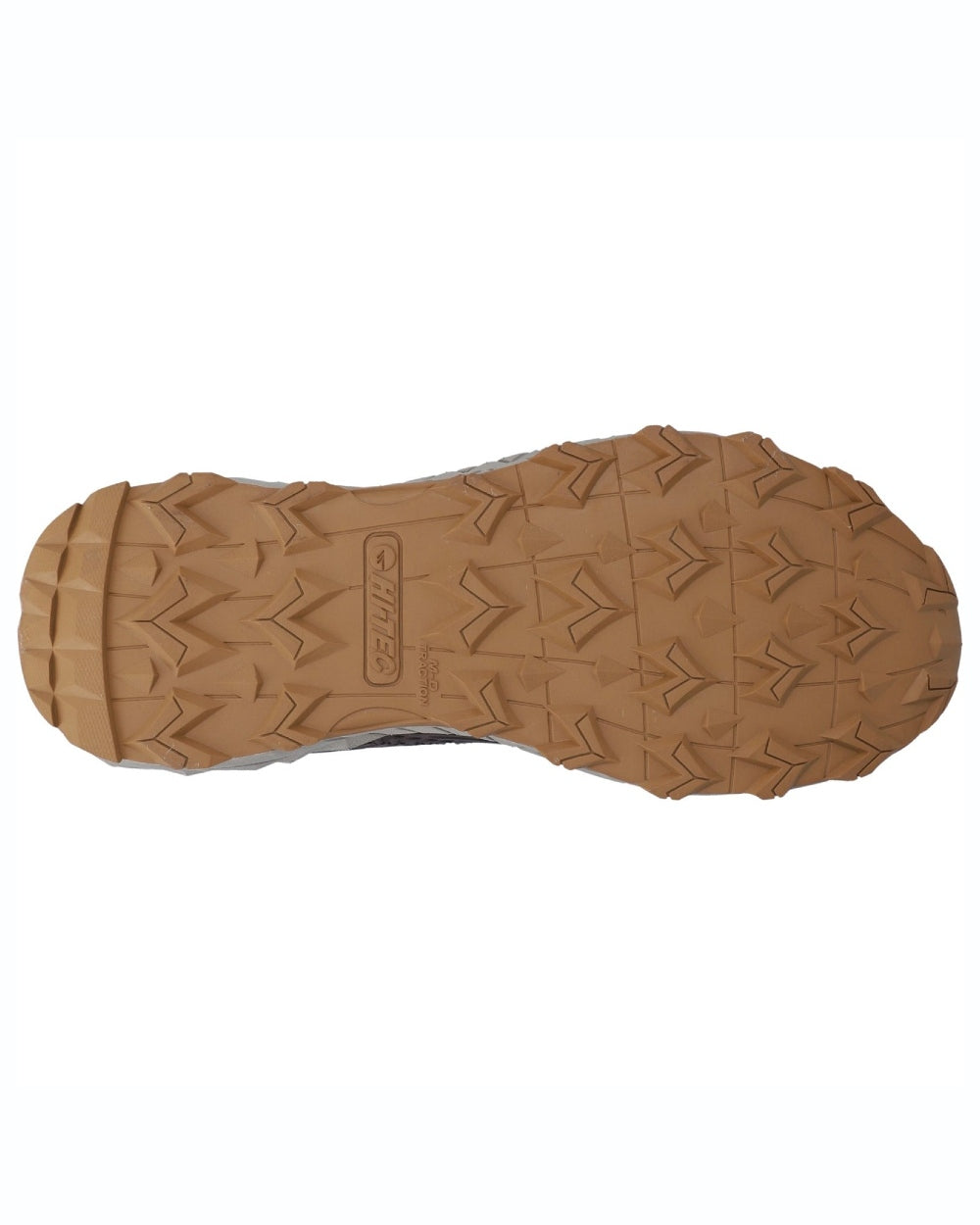 Brown coloured Hi-Tec Mens Fuse Trek Hiking Shoes on white background 