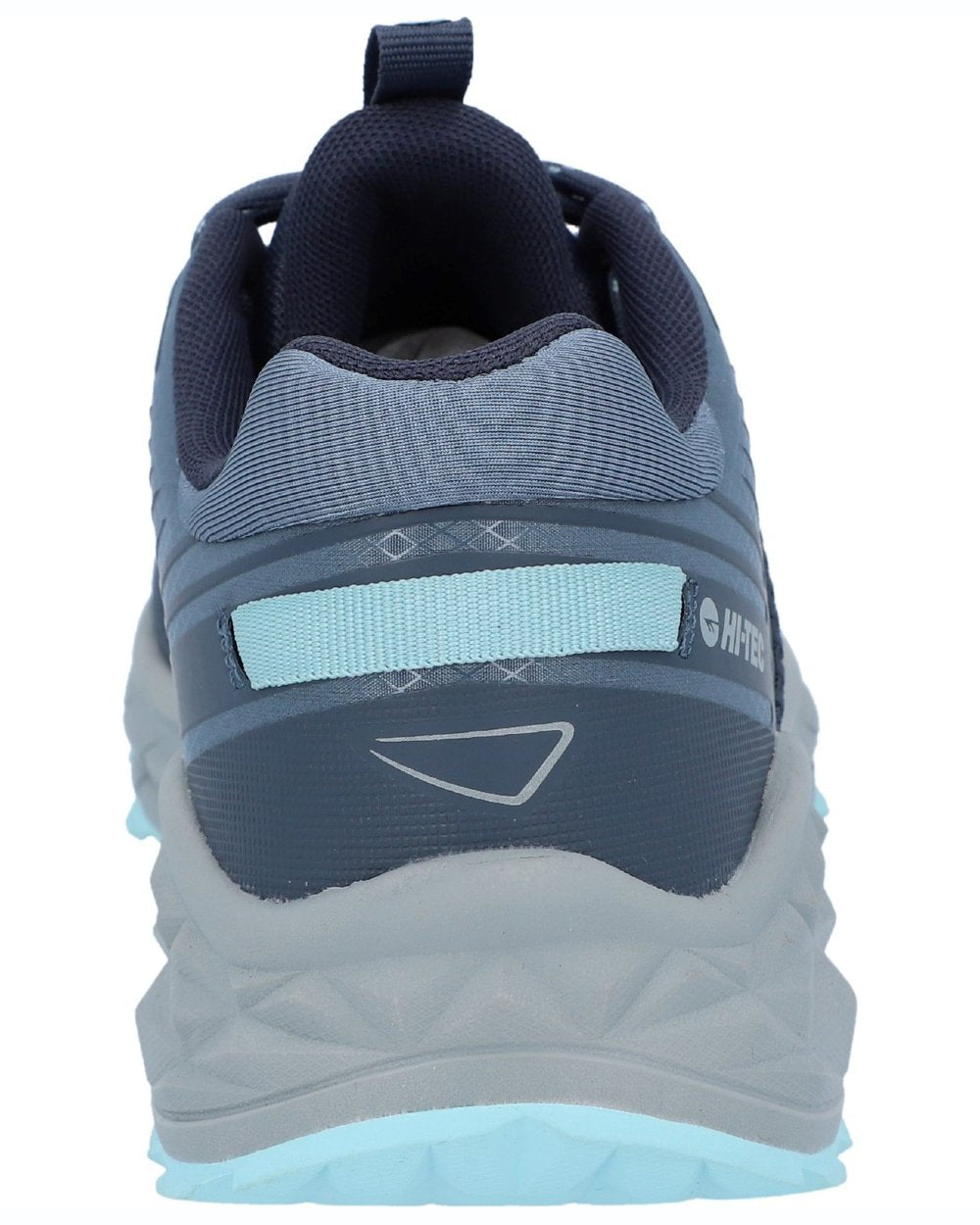 Grisaille Flintstone Coloured Hi-Tec Womens Fuse Trail Low Trainers On A White Background 