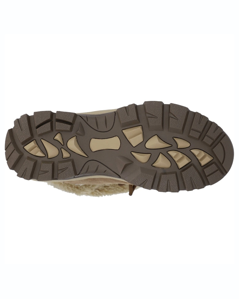 Light Brown coloured Hi-Tec Womens Mortiz 200 Hiking Boots on white background 