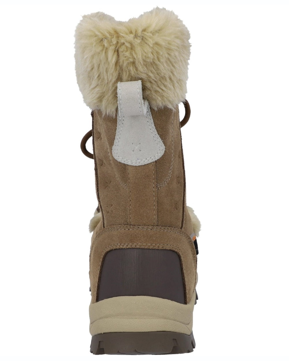 Light Brown coloured Hi-Tec Womens Mortiz 200 Hiking Boots on white background 