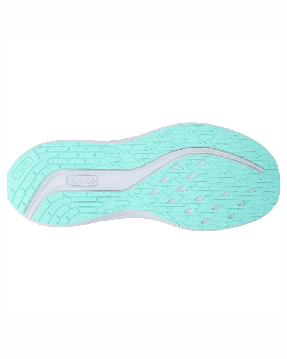 Estate Blue Moonlit Blue coloured Hi-Tec Womens Santorini Trainers on white background 