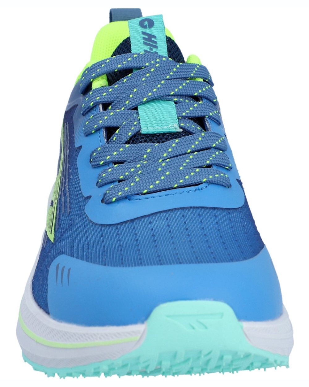Estate Blue Moonlit Blue coloured Hi-Tec Womens Santorini Trainers on white background 