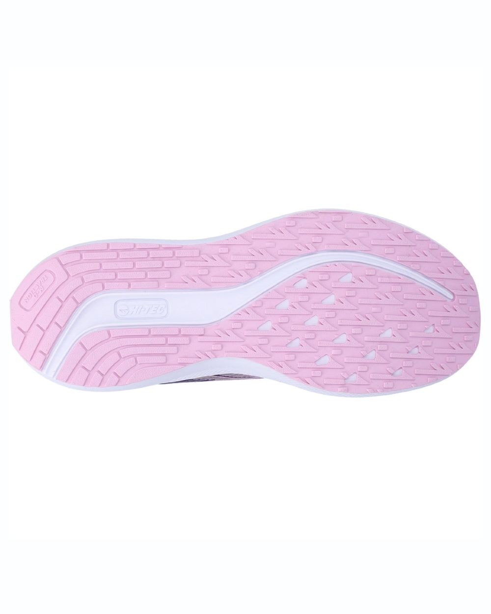 Mystical Thistle Burnt Coral coloured Hi-Tec Womens Santorini Trainers on white background 
