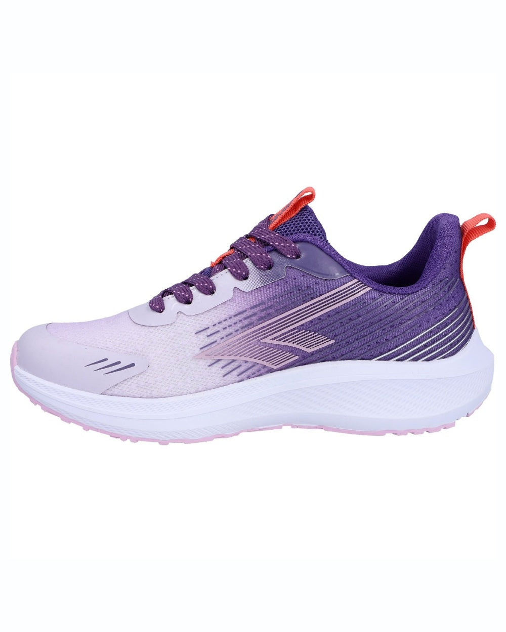 Mystical Thistle Burnt Coral coloured Hi-Tec Womens Santorini Trainers on white background 