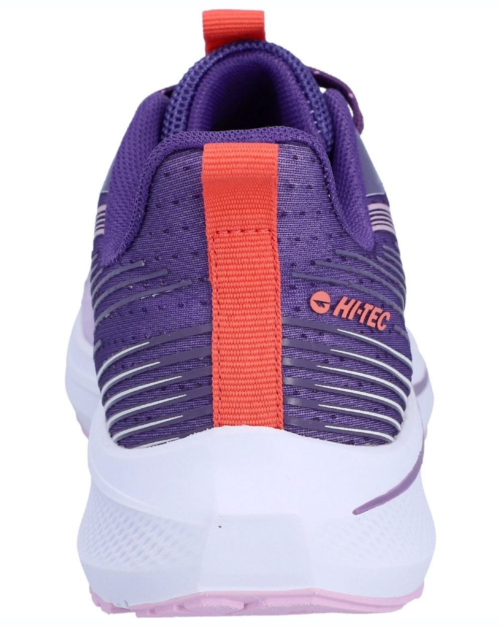 Mystical Thistle Burnt Coral coloured Hi-Tec Womens Santorini Trainers on white background 
