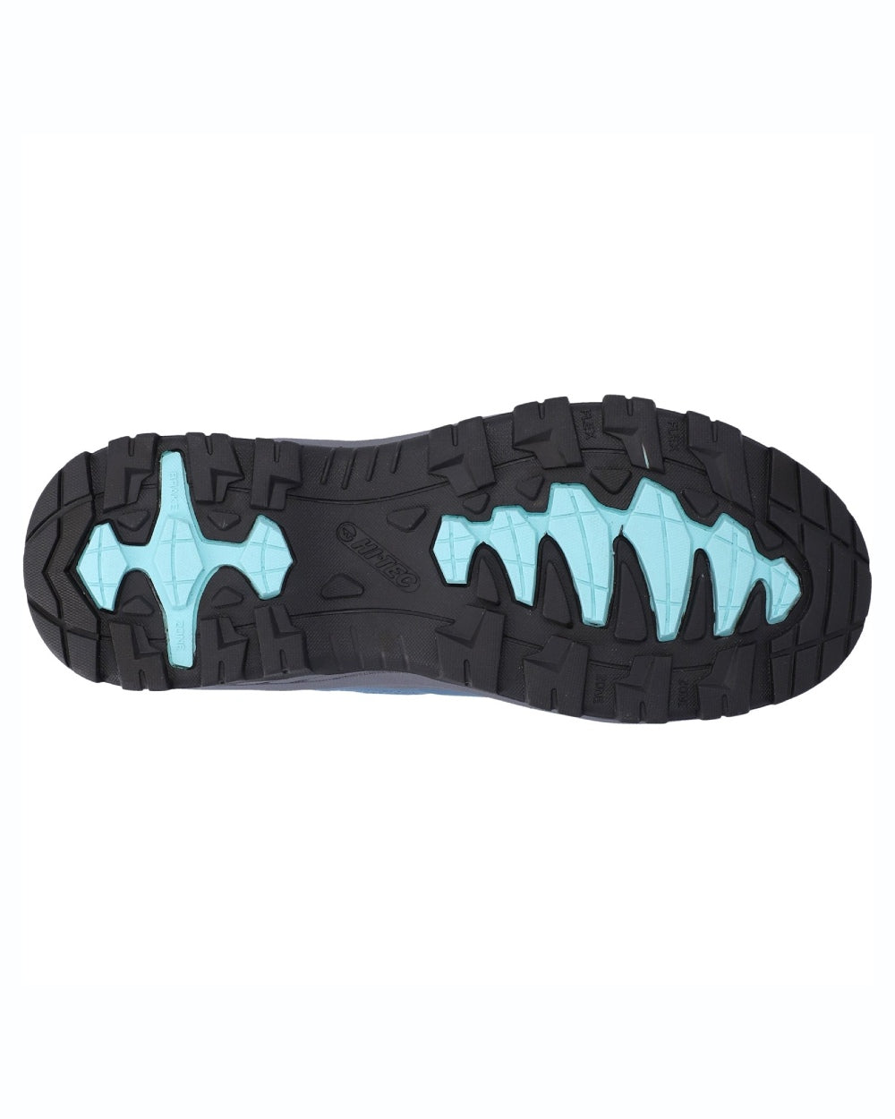 Mid Blue coloured Hi-Tec Womens Storm Expedition Sport Boots on white background 