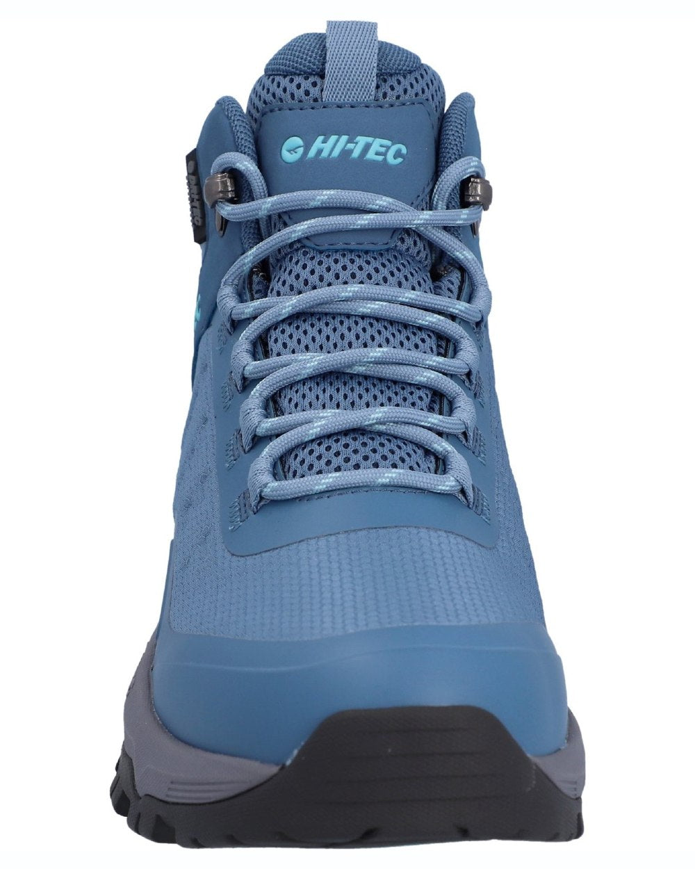 Mid Blue coloured Hi-Tec Womens Storm Expedition Sport Boots on white background 