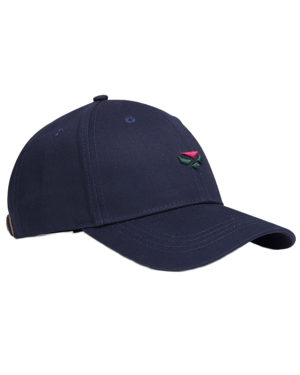 Navy coloured Hoggs of Fife 1888 Baseball Cap on white background 