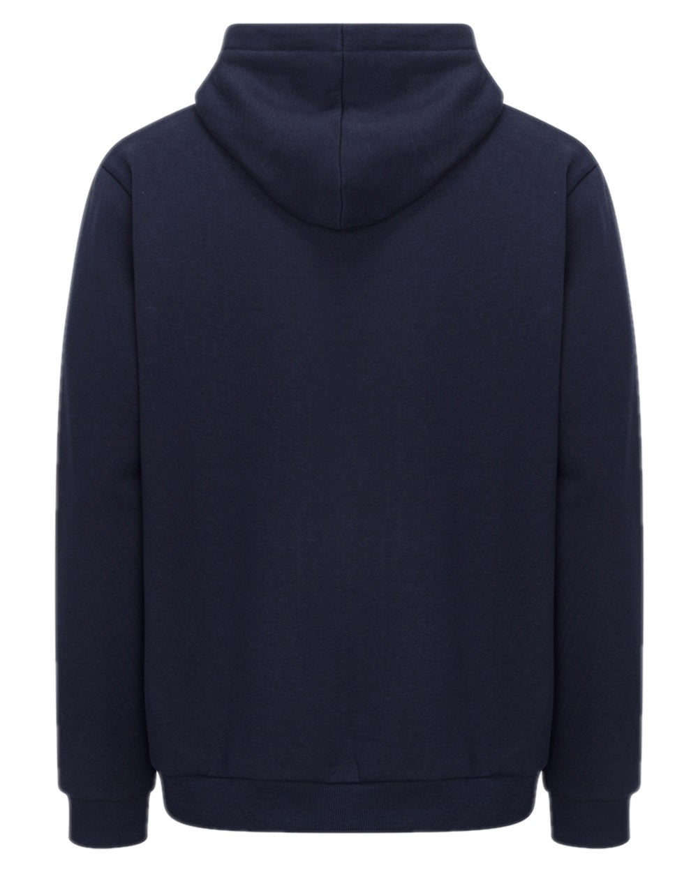 Navy Coloured Hoggs of Fife Annan 1888 Hoodie on white background 