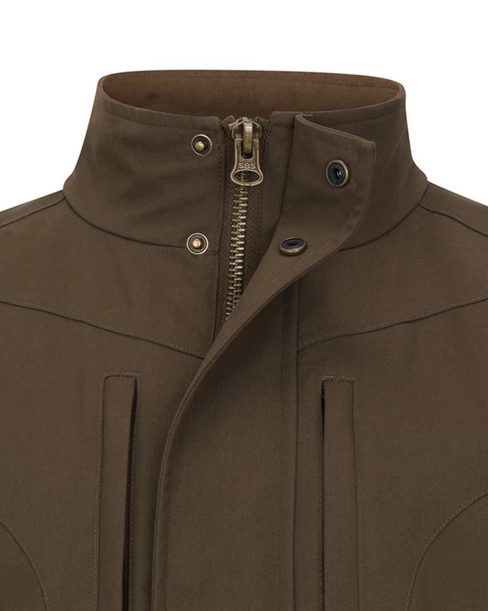 Green Coloured Hoggs of Fife Ballater Waterproof Field Waistcoat on white background 