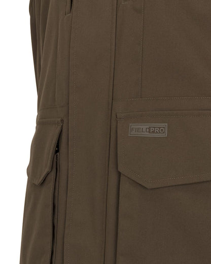 Green Coloured Hoggs of Fife Ballater Waterproof Field Waistcoat on white background 