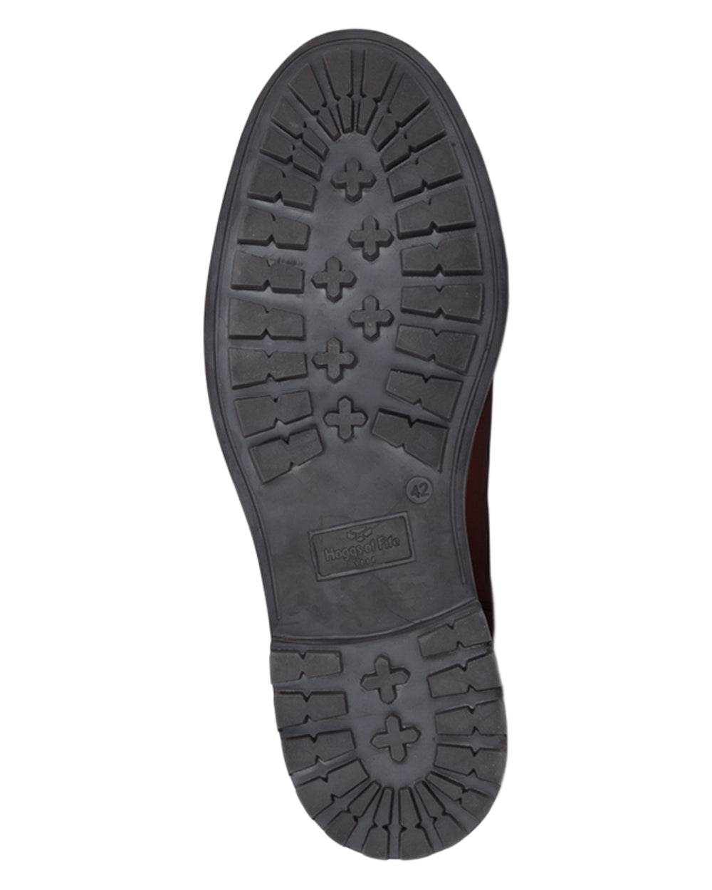 Whisky coloured Hoggs of Fife Banff Country Dealer Boots on white background 