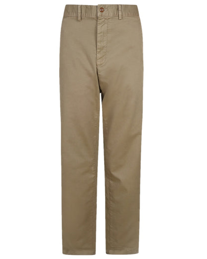 Stone Coloured Hoggs of Fife Beauly Chino Trousers on white background 