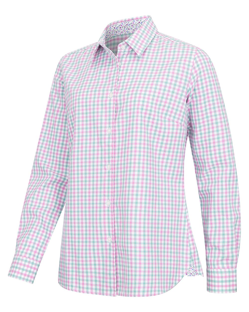 Seafoam Candy Coloured Hoggs of Fife Becky II Shirt on white background 