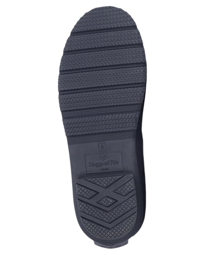 Midnight Navy coloured Hoggs of Fife Braemar Pro Wellingtons on white background 