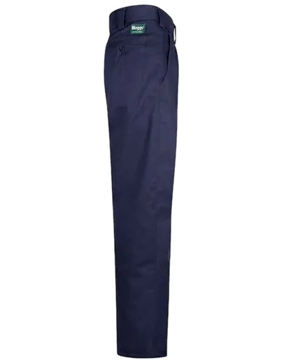 Navy Coloured Hoggs of Fife Bushwhacker Thermal Stretch Trousers on white background 