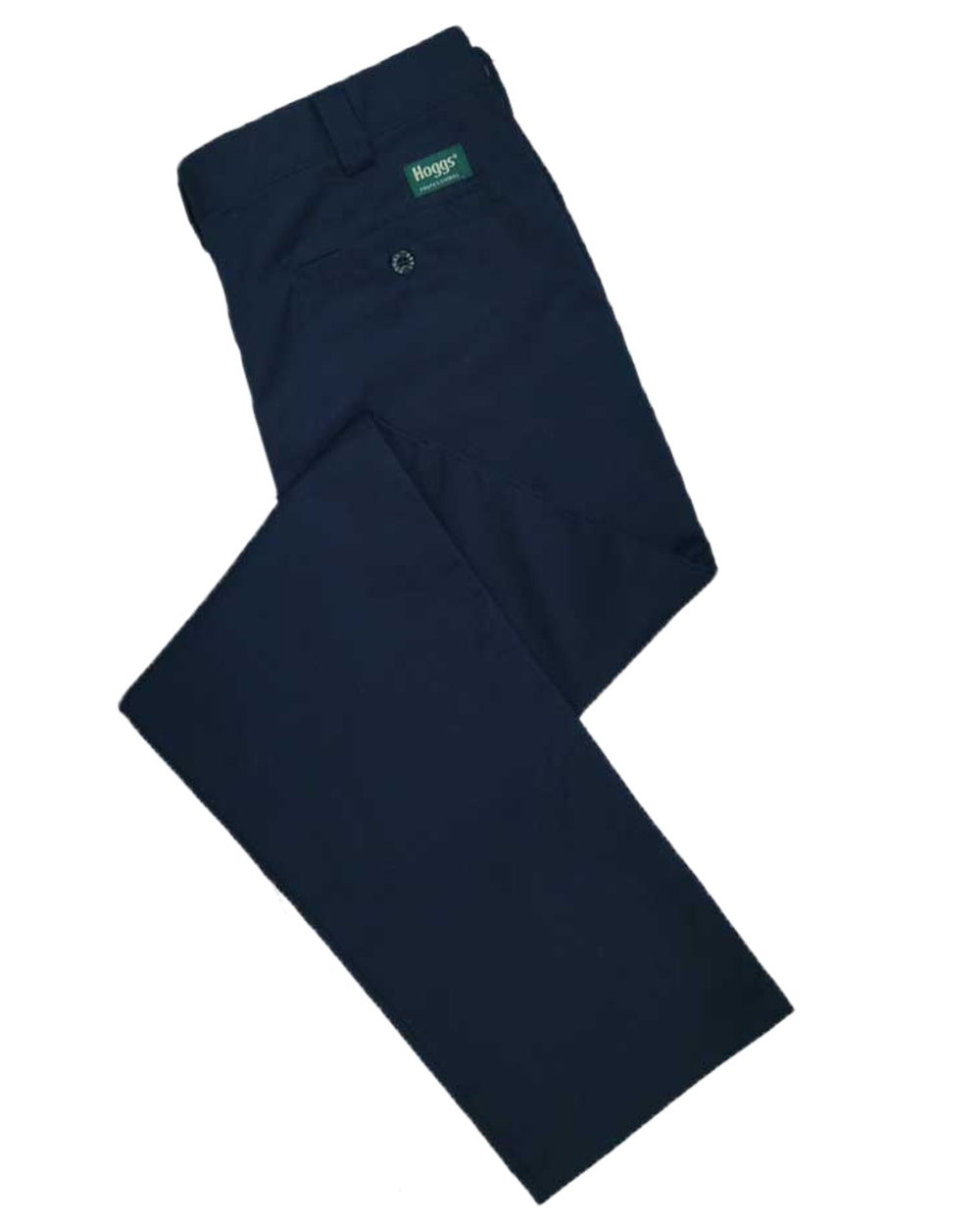 Navy Coloured Hoggs of Fife Bushwhacker Thermal Stretch Trousers on white background 