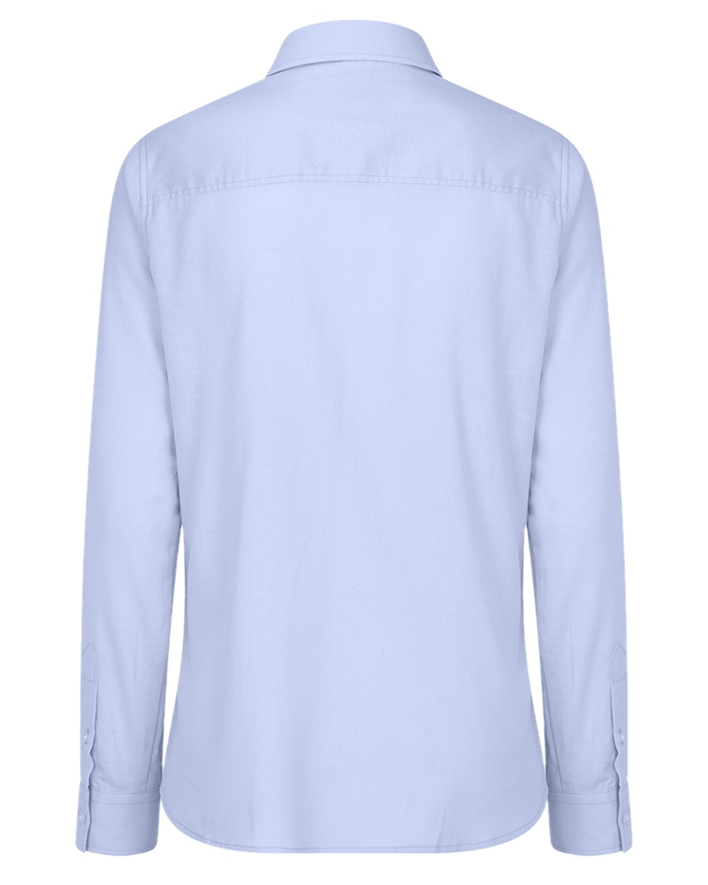 Blue Coloured Hoggs of Fife Callie Twill Ladies Check Shirt on white background 