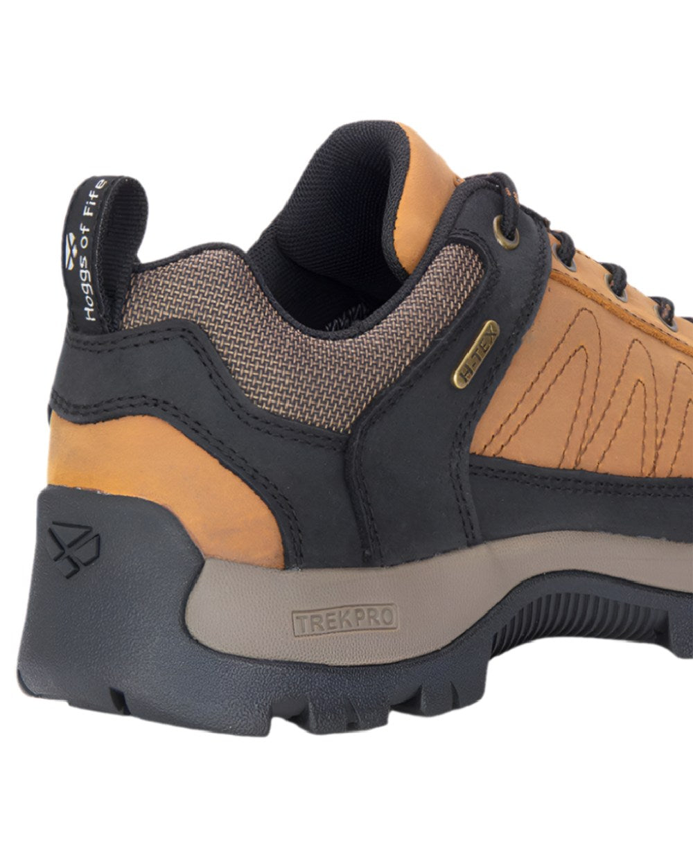 Tundra Coloured Hoggs of Fife Corrie Adventure Lace Shoes on white background 