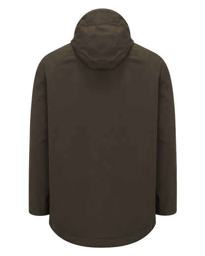 Fern Green coloured Hoggs of Fife Culloden Waterproof Field Jacket on white background 