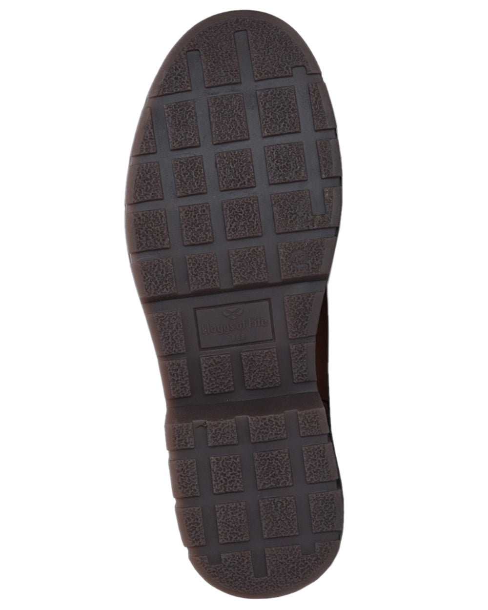 Dark Brown Coloured Hoggs of Fife Dalmeny Dealer Boots on white background 